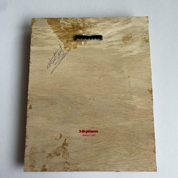 Unique Rare Disney 3D Dimensional Mickey Mouse Guitar Framed Art - Picture 8 of 11